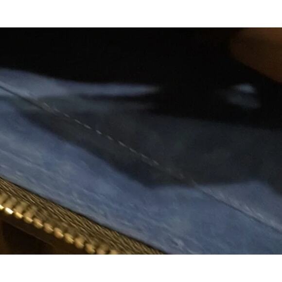 Trussardi Jeans sequins stripped Handbag red and black - Picture 4 of 6